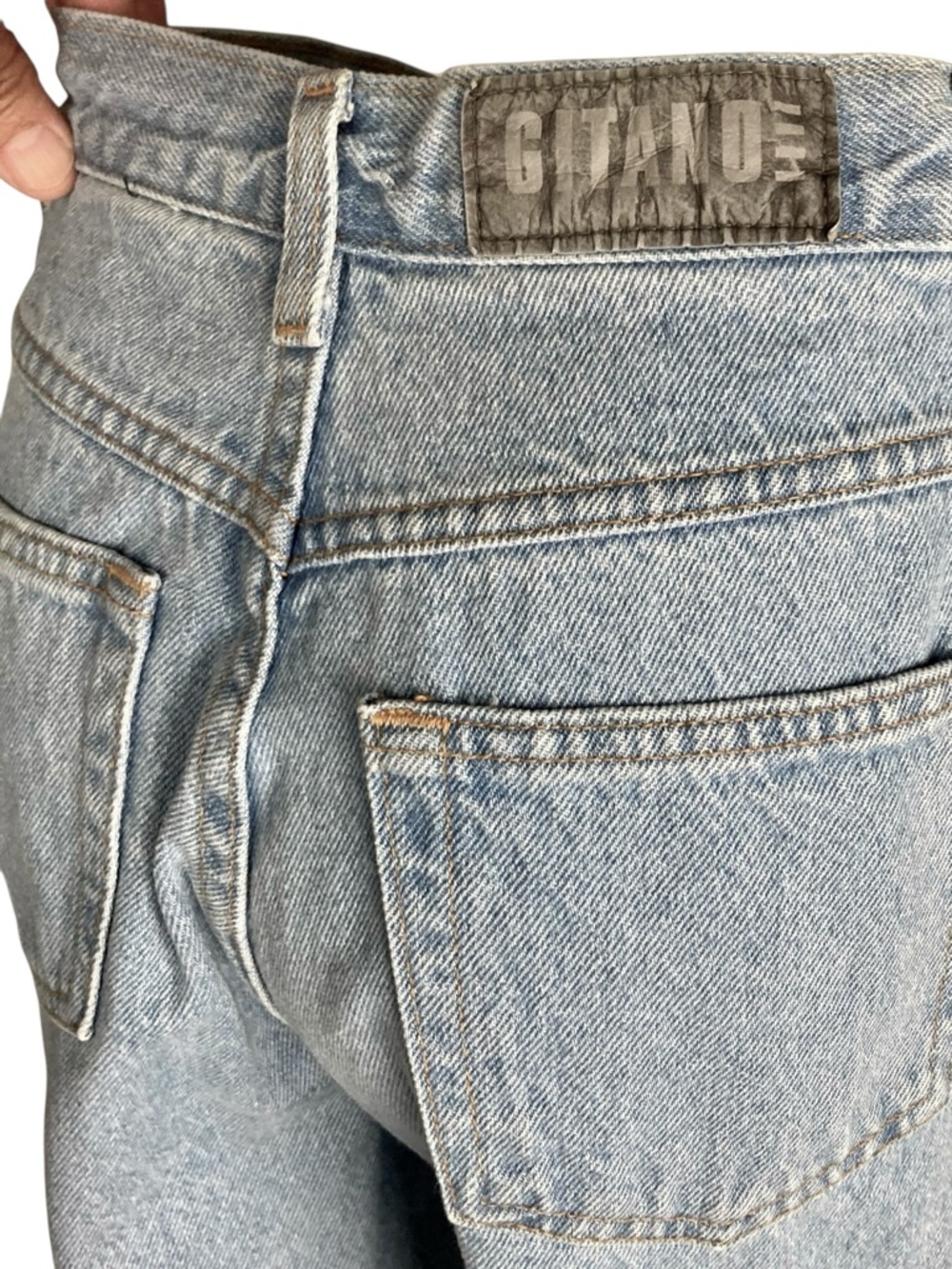 Vintage Gitano Light Wash Jeans Sz 8 Short - Picture 5 of 9